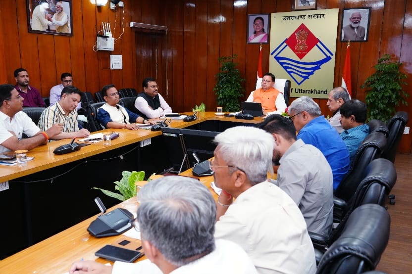 Review meeting of Public Works Department's Game Changer schemes
